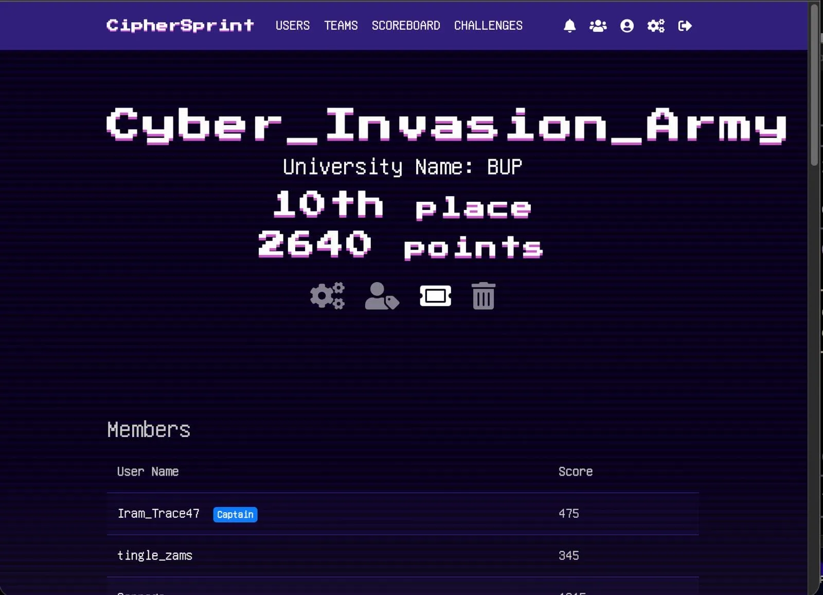 BUP CTF